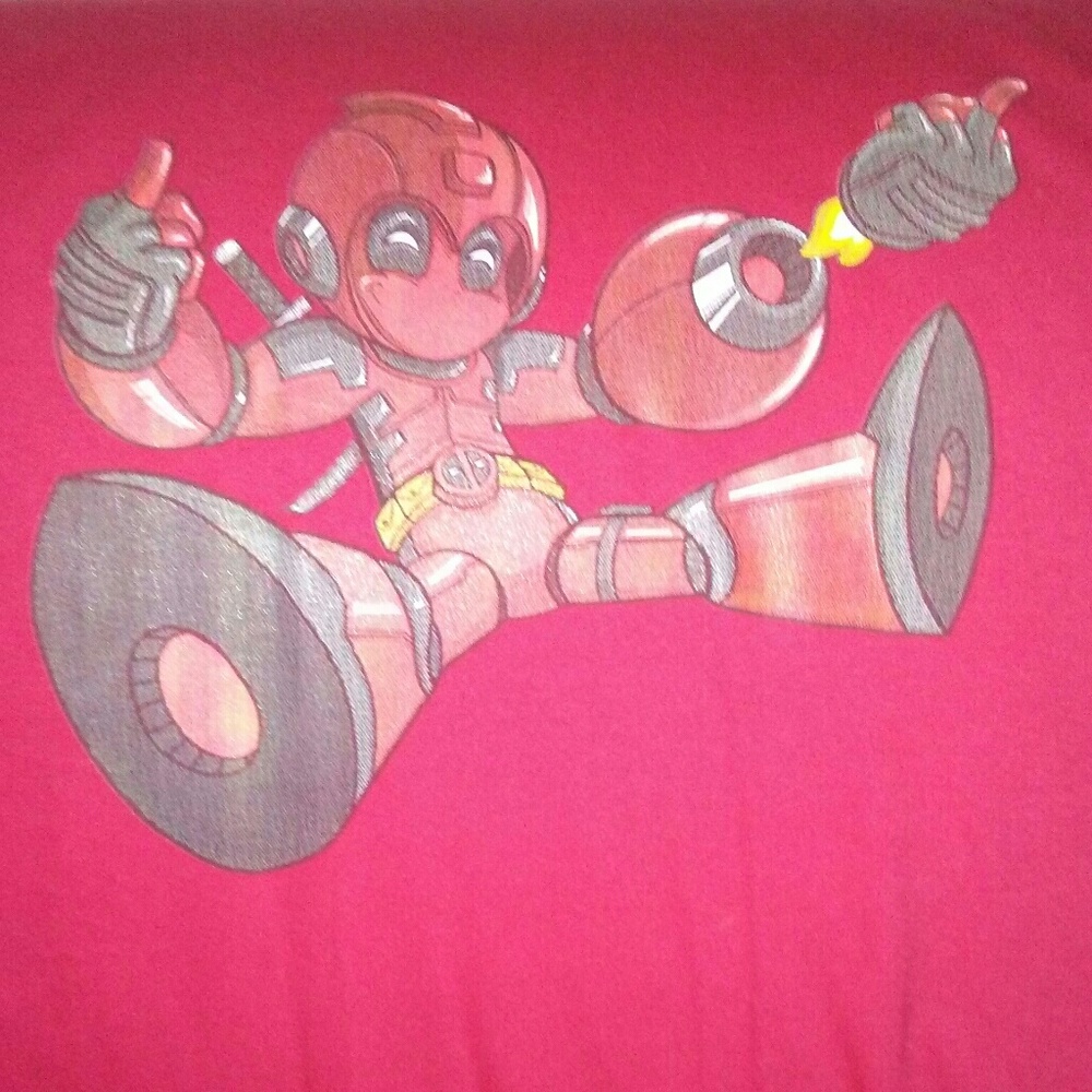 Red graphic t-shirt